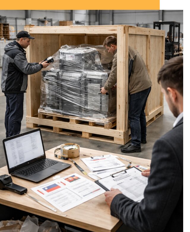 Доставка промышленного оборудования из США от 66274 руб