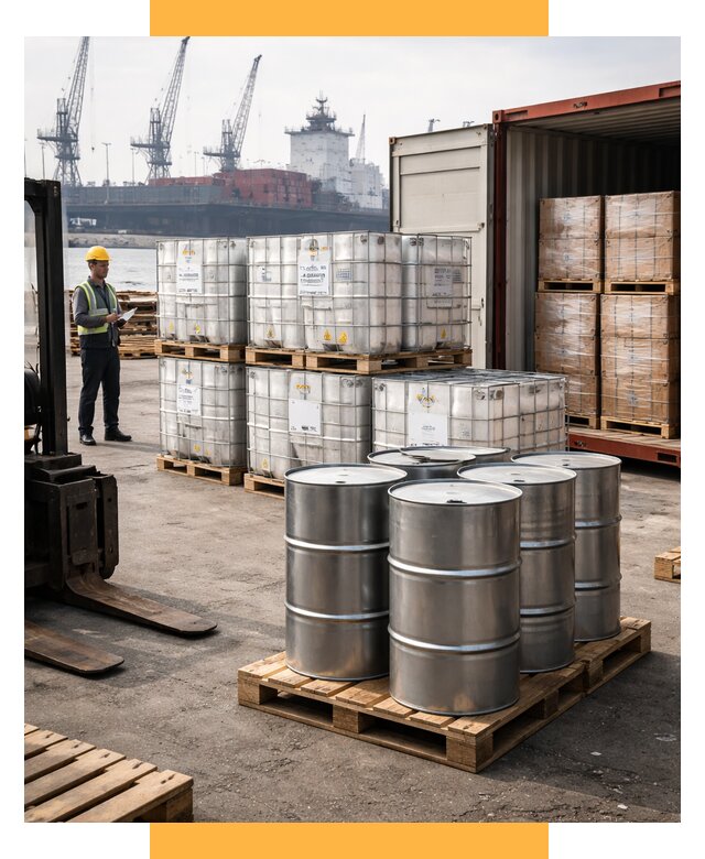 Доставка химического сырья из Индии от 254900 р. | СетСервис-Чрк