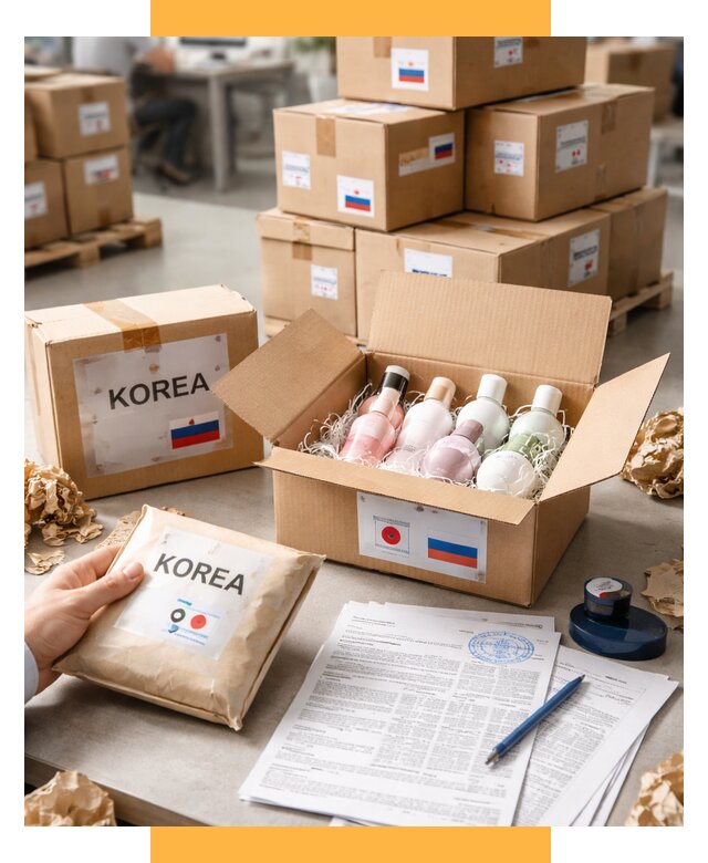 Доставка косметики из Кореи от 8667 р. под ключ | СетСервис-Чрк