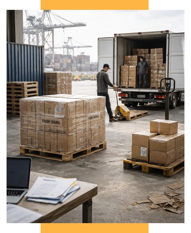 Доставка грузов из Израиля от 15294 р., логистика от СетСервис-Чрк