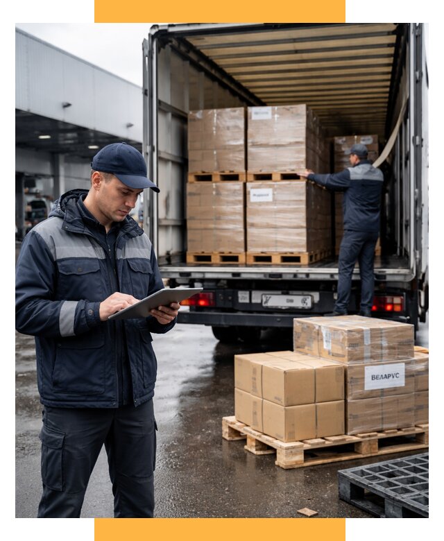 Доставка грузов из Беларуси от 15294 р. логистика СетСервис-Чрк