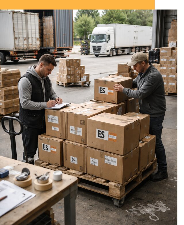 Доставка грузов в Испанию автотранспортом от 35686 руб