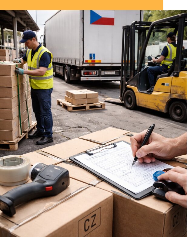 Доставка грузов в Чехию от 35686 руб, международные перевозки