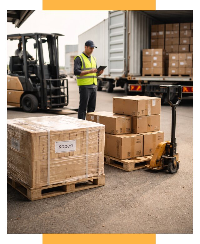 Доставка грузов в Корею из России от 35686 р. | СетСервис-Чрк