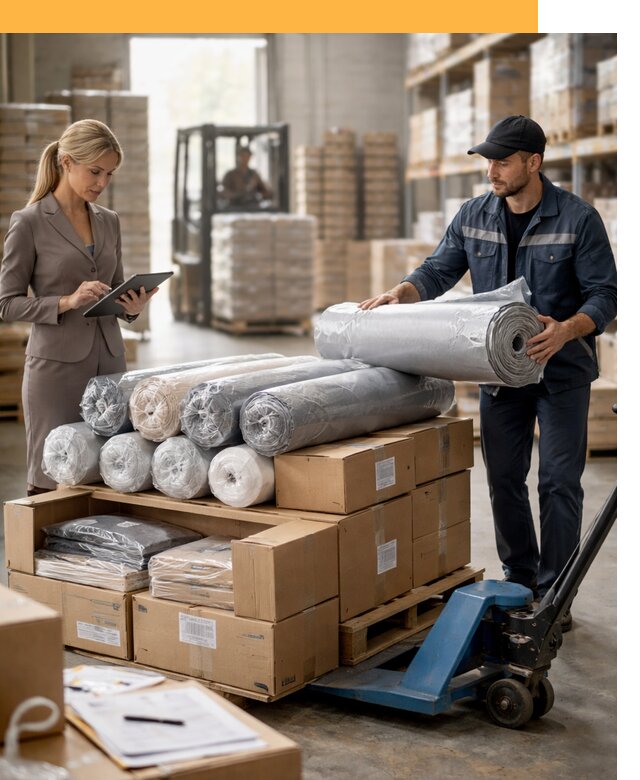 Перевозка текстиля по миру от 15294 руб. с таможней и страхованием