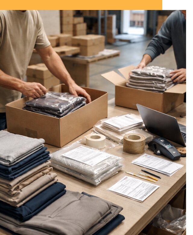 Перевозка одежды по миру от 7647 руб. с таможенным оформлением