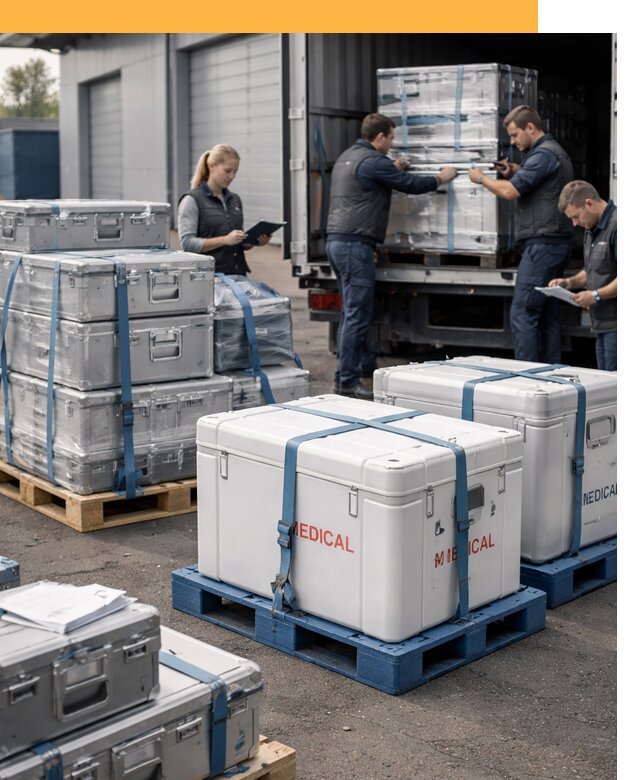 Перевозка медицинского оборудования по всему миру от 15294 руб