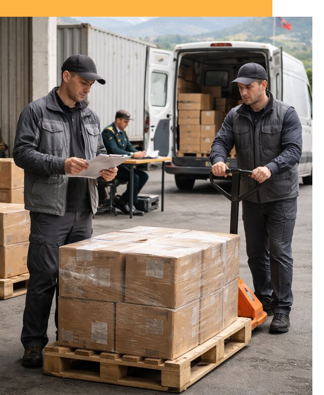 Доставка грузов через Армению, быстрая таможенная очистка от 25490