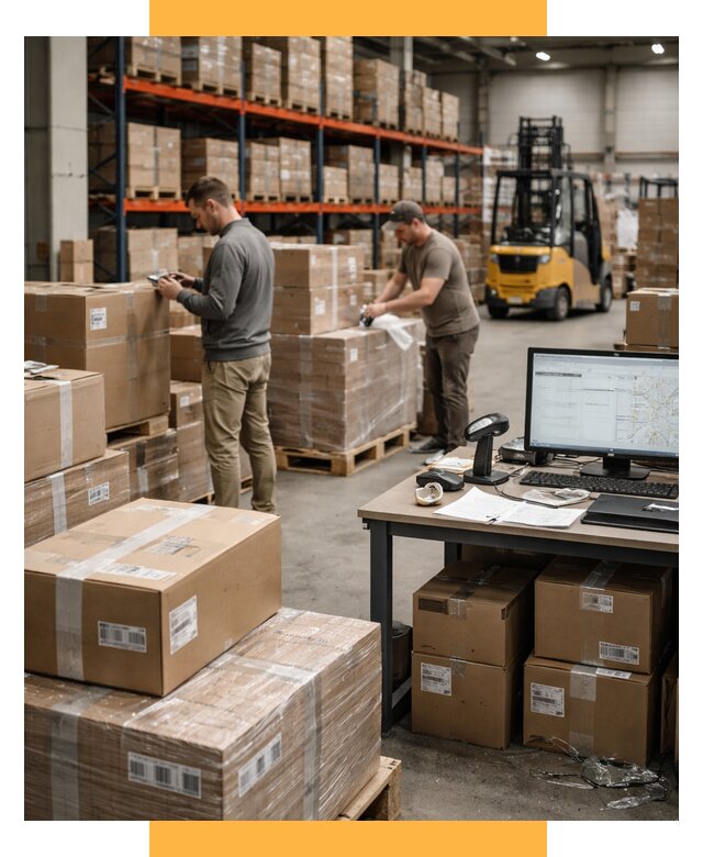 Склад консолидации в Европе от 6627 р., услуги СетСервис-Чрк